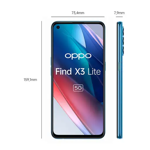 OPPO Find X3 Lite 16,3 cm (6.4'') SIM doble ColorOS 11.1 5G USB Tipo C 8 GB 128 GB