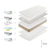 Pack de dos colchones juveniles - 90X200 - Moonia