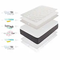 Colchón SuperSoft Nordic Flex 21cm, 105 x 180 cm - Moonia