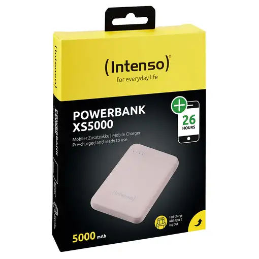 Intenso XS5000 Polímero de litio 5000 mAh Rosa