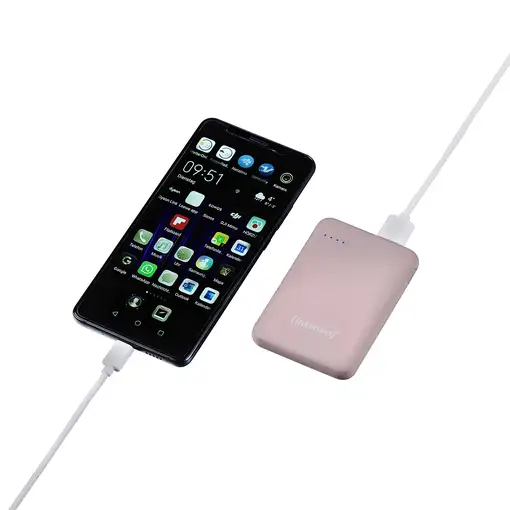 Intenso XS5000 Polímero de litio 5000 mAh Rosa
