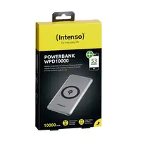 Intenso WPD10000 Polímero de litio 10000 mAh Cargador inalámbrico Plata