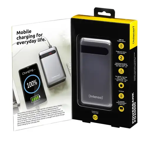 Intenso PD20000 Power Delivery Polímero de litio 20000 mAh Antracita