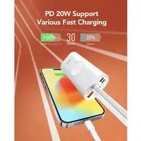 VEGER MagFan VG-W1162S 10000mAh powerbank PD20W Magnetic Wireless charging for iWa