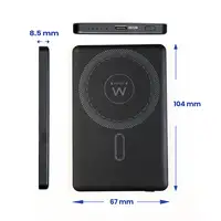 Ewent UltraSlim 5000mAh MagSafe PD 22.5W Power Bank