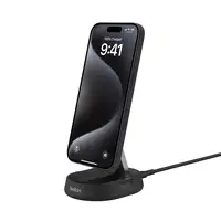 Belkin BoostCharge Pro Smartphone Negro Corriente alterna Cargador inalámbrico Car