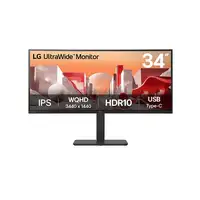 LG 34BA75QE-B pantalla para PC 86,4 cm (34'') 3440 x 1440 Pixeles Wide Quad HD LCD