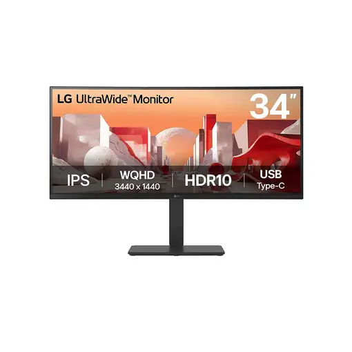 LG 34BA75QE-B pantalla para PC 86,4 cm (34'') 3440 x 1440 Pixeles Wide Quad HD LCD