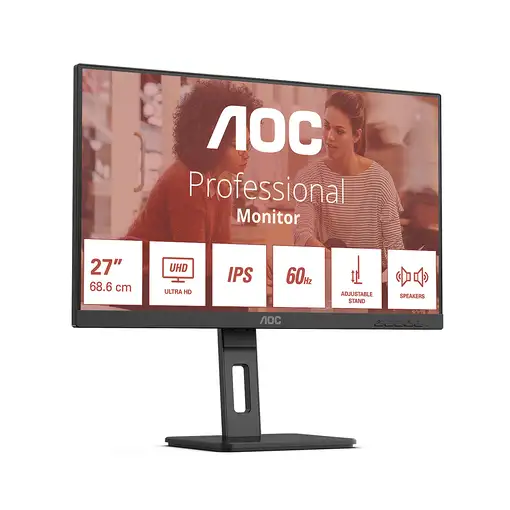 AOC E3 U27E3UF pantalla para PC 68,6 cm (27'') 3840 x 2160 Pixeles 4K Ultra HD LED