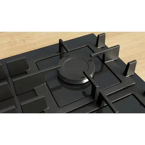 Bosch Serie 4 PNP6B6K40 hobs Negro Integrado 59 cm Encimera de gas 4 zona(s)