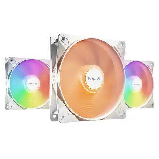 be quiet! LIGHT WINGS LX 120mm PWM 3-Pack White Carcasa del ordenador Ventilador 1