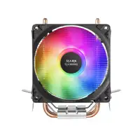 Mars Gaming MCPUARGB, Disipador CPU RGB, 2 Heatpipes HCT, TDP 130W, Silencioso, PW