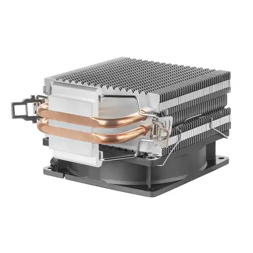 Mars Gaming MCPUARGB, Disipador CPU RGB, 2 Heatpipes HCT, TDP 130W, Silencioso, PW