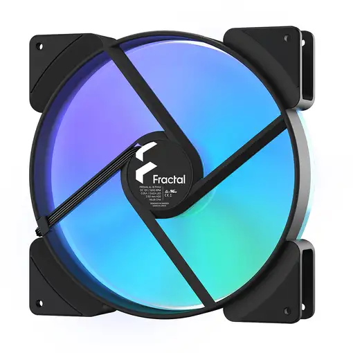 Fractal Design Prisma AL-18 PWM Carcasa del ordenador Ventilador 18 cm Negro, Blan