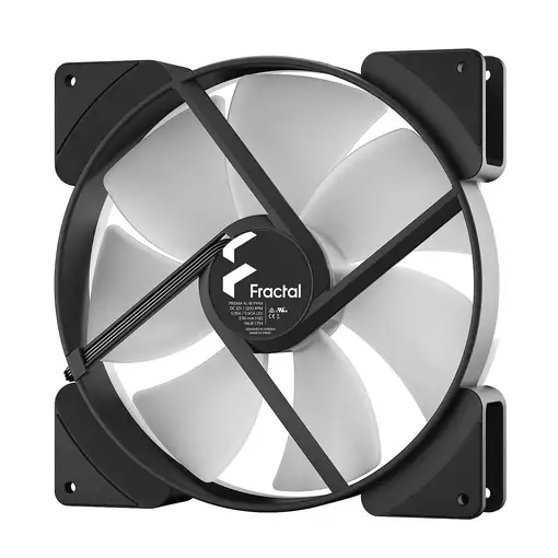 Fractal Design Prisma AL-18 PWM Carcasa del ordenador Ventilador 18 cm Negro, Blan