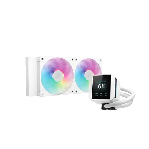 DeepCool Mystique 240 WH ARGB Procesador Sistema de refrigeración líquida todo en