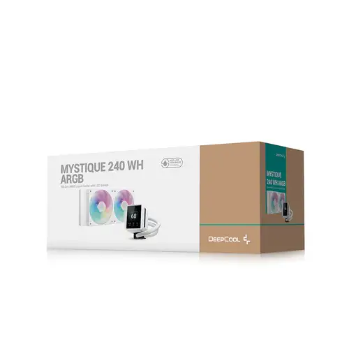 DeepCool Mystique 240 WH ARGB Procesador Sistema de refrigeración líquida todo en