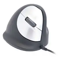 R-Go Tools Ratón ergonómico R-Go HE Break con software de pausa, grande (tamaño de