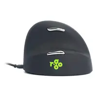 R-Go Tools Ratón ergonómico R-Go HE Break con software de pausa, grande (tamaño de