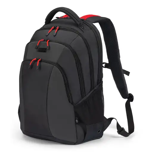 DICOTA D32119-RPET mochila Mochila informal Negro, Rojo Poliéster, Tereftalato de