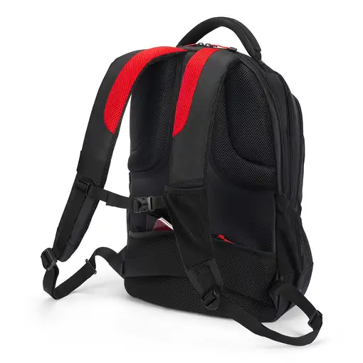 DICOTA D32119-RPET mochila Mochila informal Negro, Rojo Poliéster, Tereftalato de