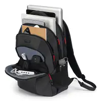 DICOTA D32119-RPET mochila Mochila informal Negro, Rojo Poliéster, Tereftalato de