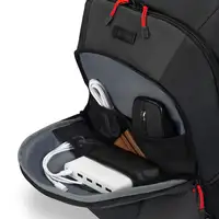 DICOTA D32119-RPET mochila Mochila informal Negro, Rojo Poliéster, Tereftalato de