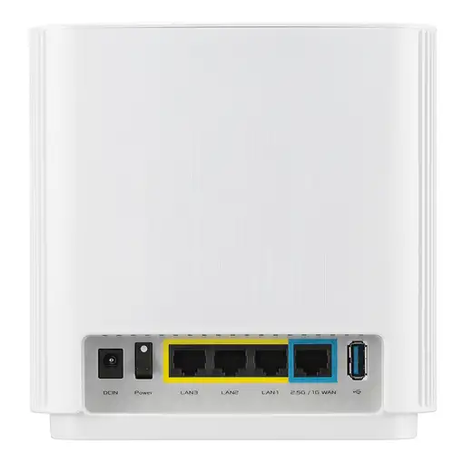 ASUS ZenWiFi AX (XT9) AX7800 1er Pack Weiß Tribanda (2,4 GHz/5 GHz/5 GHz) Wi-Fi 6
