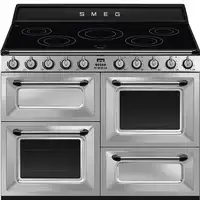 Smeg TR4110IX2 cocina Cocina independiente Eléctrico Con placa de inducción Acero