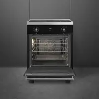 Smeg C6IPBLT2 cocina Cocina independiente Eléctrico Con placa de inducción Negro,