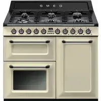 Smeg TR103P cocina Cocina independiente Eléctrico Encimera de gas Crema de color