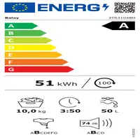 Balay 3TS3104BH lavadora Carga frontal 10 kg 1400 RPM Blanco
