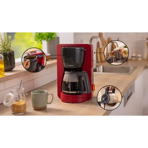 Bosch TKA3M134 cafetera eléctrica Manual Cafetera de filtro 1,4 L