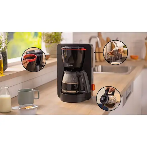 Bosch TKA3M133 cafetera eléctrica Semi-automática Cafetera de filtro 1,4 L