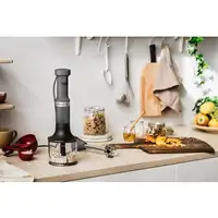KitchenAid 5KHBV83EDG 1 L Batidora de inmersión 180 W Gris