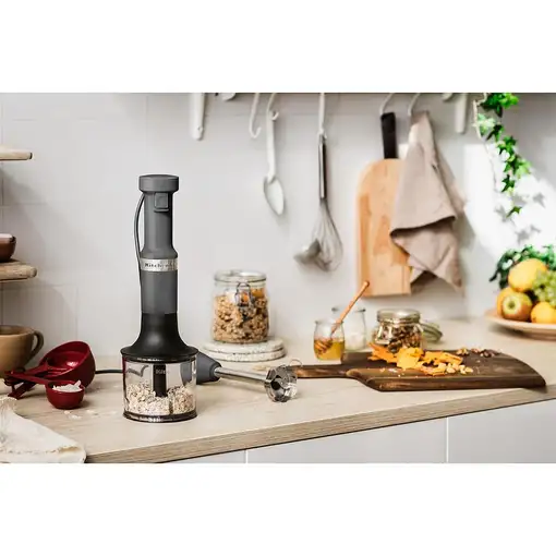 KitchenAid 5KHBV83EDG 1 L Batidora de inmersión 180 W Gris