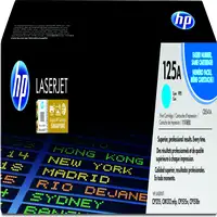 HP Cartucho de tóner original LaserJet 125A cian