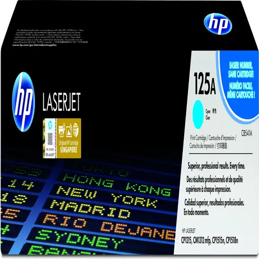 HP Cartucho de tóner original LaserJet 125A cian