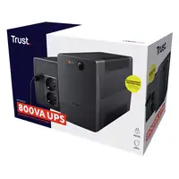 Trust Paxxon sistema de alimentación ininterrumpida (UPS) 0,8 kVA 480 W 2 salidas