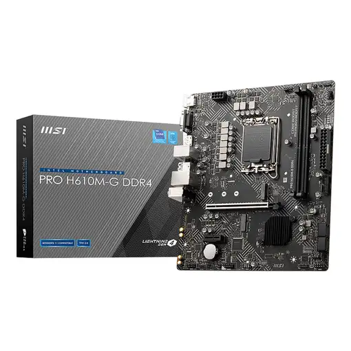 MSI PRO H610M-G DDR4 placa base Intel H610 LGA 1700 micro ATX