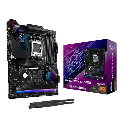 Asrock Phantom Gaming B850 Riptide WiFi AMD B850 Zócalo AM5 ATX