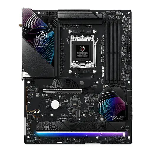 Asrock Phantom Gaming B850 Riptide WiFi AMD B850 Zócalo AM5 ATX