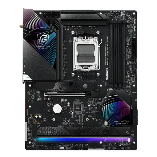 Asrock Phantom Gaming B850 Riptide WiFi AMD B850 Zócalo AM5 ATX