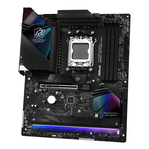 Asrock Phantom Gaming B850 Riptide WiFi AMD B850 Zócalo AM5 ATX