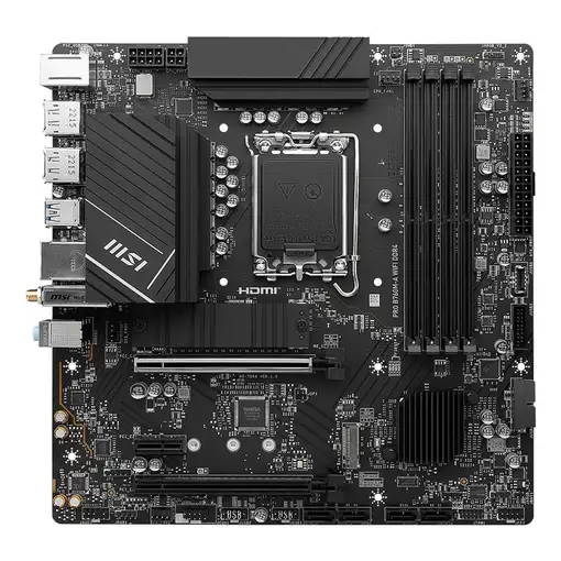 MSI PRO B760M-A WIFI DDR4 placa base Intel B760 LGA 1700 micro ATX