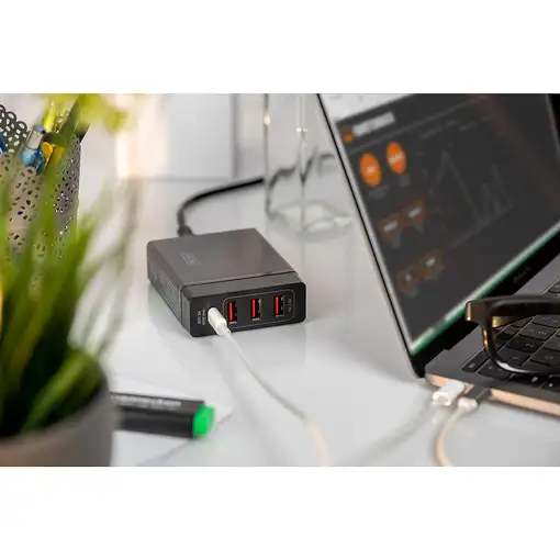 Digitus Adaptador USB universal de 4 puertos, USB Type-C™