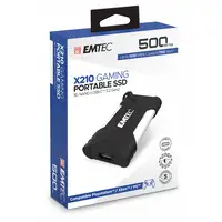 Emtec X210G 500 GB USB Tipo C 3.2 Gen 2 (3.1 Gen 2) Negro, Blanco