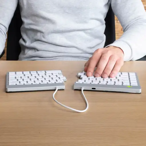 R-Go Tools Teclado ergonómico R-Go Split Break con software de pausa, teclado divi