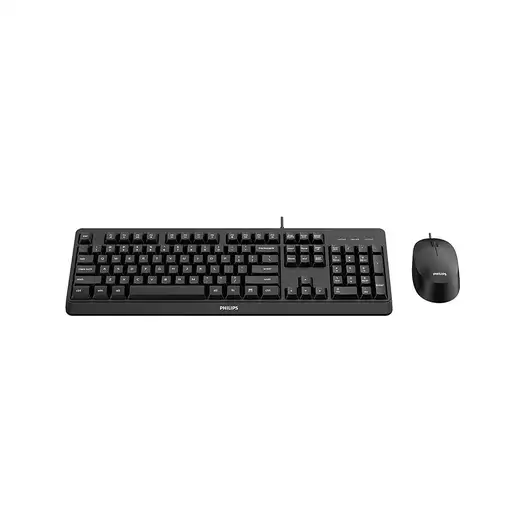 Philips 2000 series SPT6207BL/16 teclado Ratón incluido Universal USB QWERTY Inglé