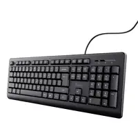 Trust 24639 teclado Oficina USB No Inglés de EE. UU. Negro